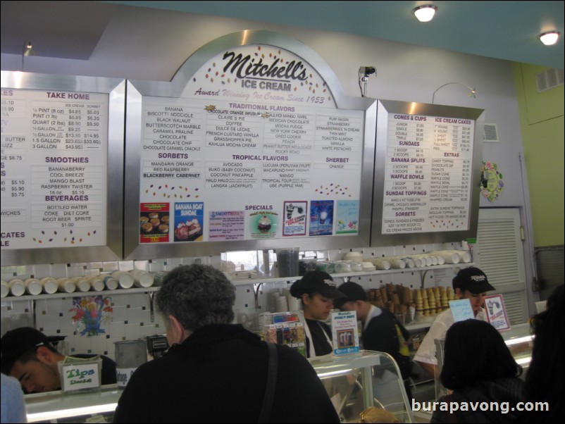 Mitchell's Ice Cream.