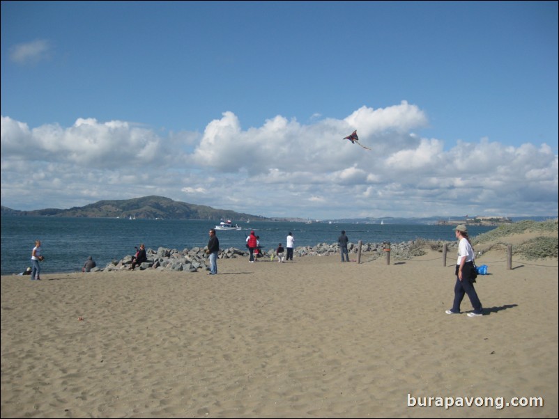 Beach at Presidio.