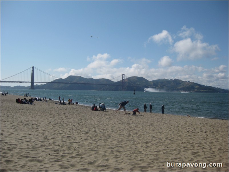 Beach at Presidio.