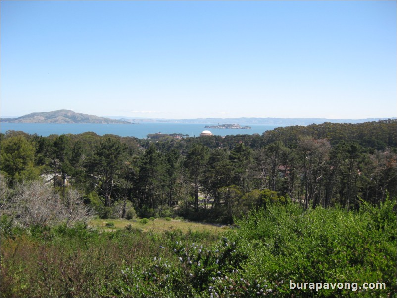 Overlook in the Presidio.