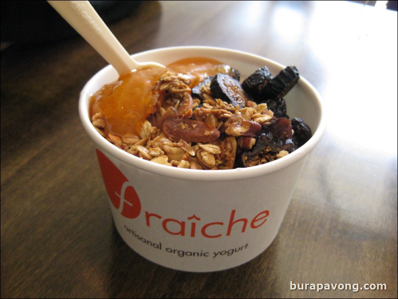 Fraiche, organic yogurt.