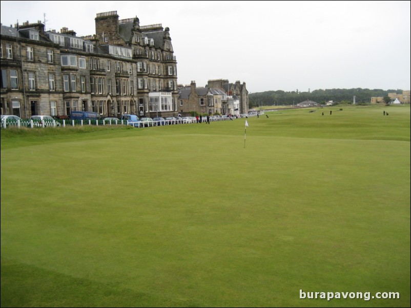 The Old Course, St. Andrews Links.  18th green.