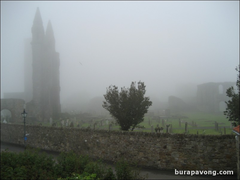 St. Andrews Cathedral, ruins and cemetary.