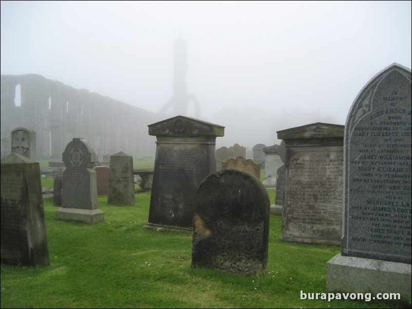 St. Andrews Cathedral, ruins and cemetary.