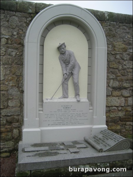 Grave of Old Tom Morris and Young Tom Morris.