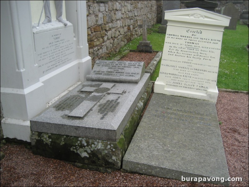 Grave of Old Tom Morris and Young Tom Morris.