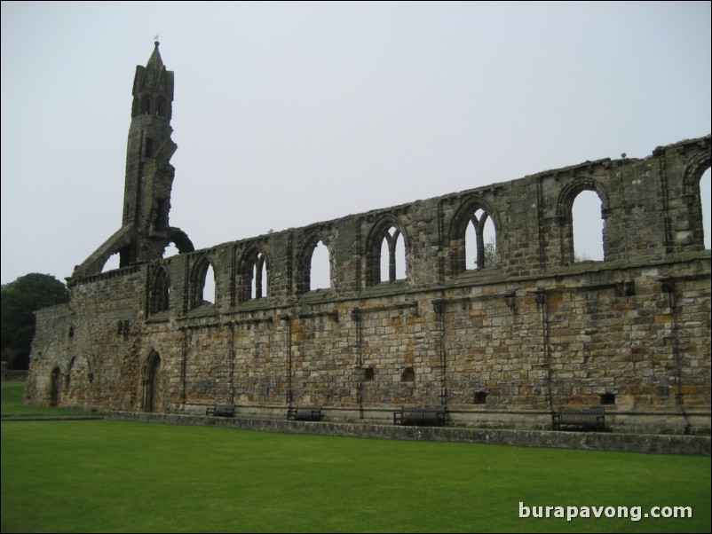 St. Andrews Cathedral, ruins and cemetary.