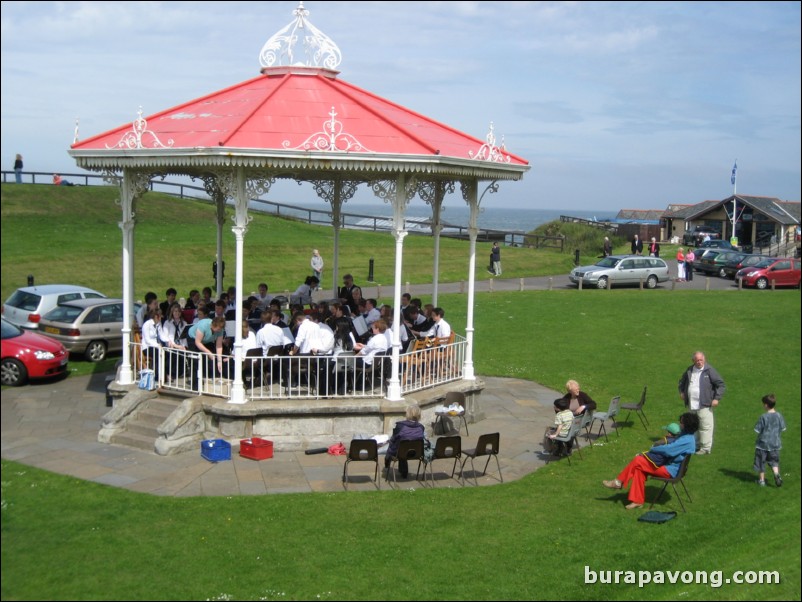 Bandstand near Martyrs' Monument.