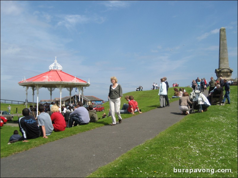 Bandstand, Martyrs' Monument, and Bow Butts.