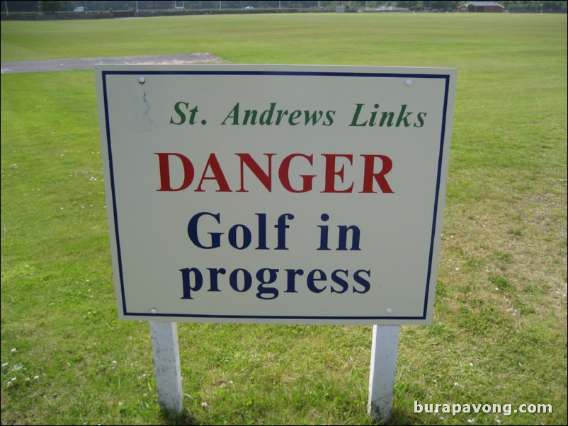 Sunday on The Old Course.