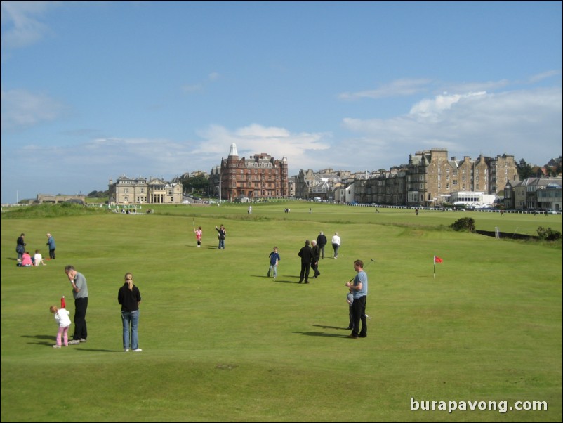 Sunday on The Old Course.