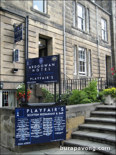 Playfair's restaurant.