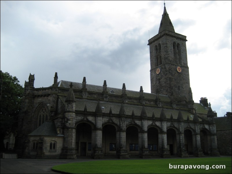 University of St. Andrews.  St. Salvator's Chapel.