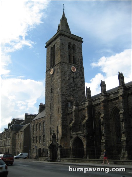 University of St. Andrews.  St. Salvator's Chapel.