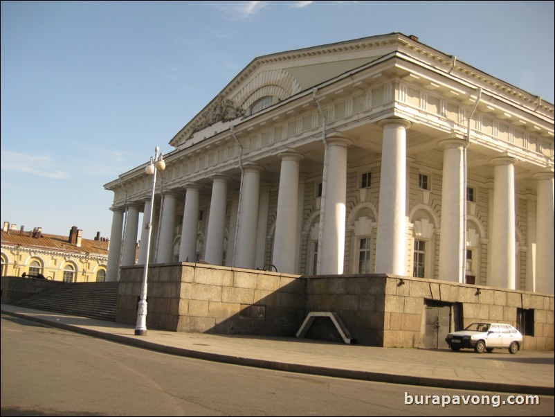 Downtown St. Petersburg around the River Neva.