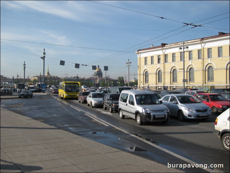 Downtown St. Petersburg / The Spit of Bazil (Vasilyevsky) Island.