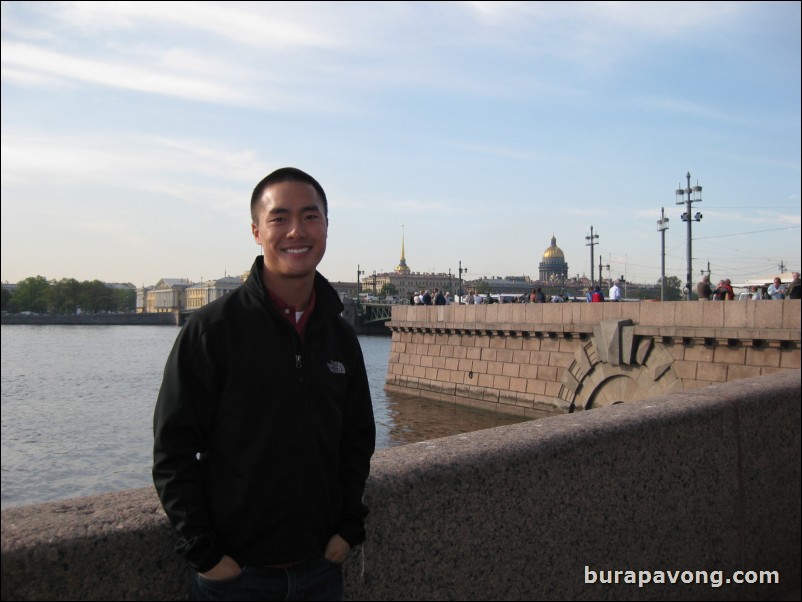 Downtown St. Petersburg / The Spit of Bazil (Vasilyevsky) Island. River Neva.