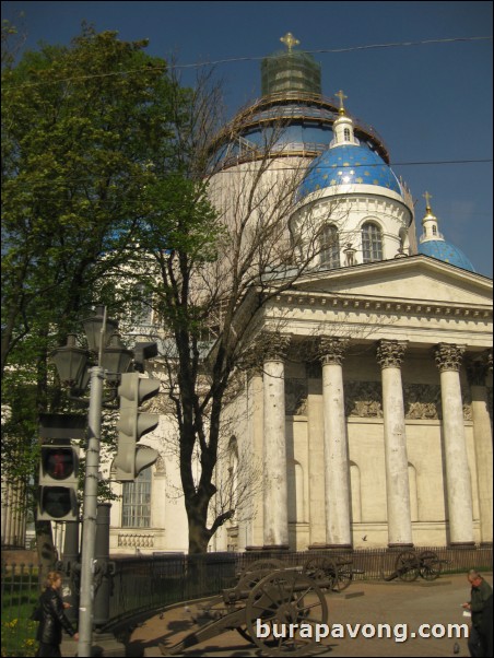 Leaving St. Petersburg for the Tsar's Village in the town of Pushkin.