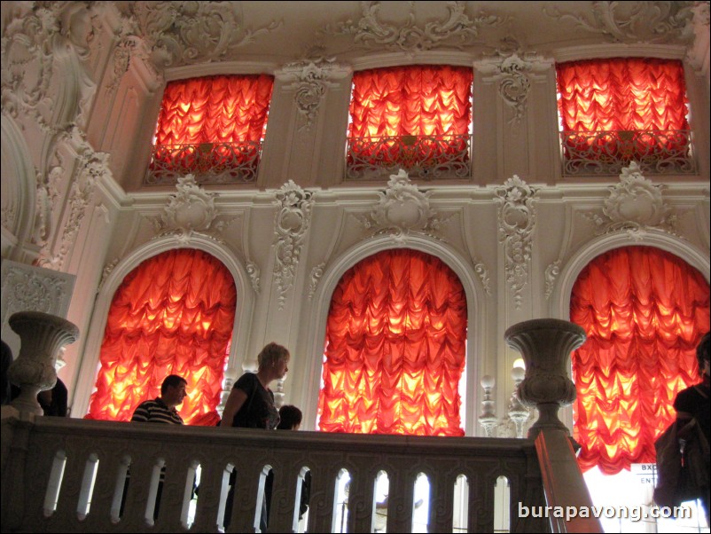 Inside Catherine's Palace in Tsarkoye Selo (Tsar's Village).