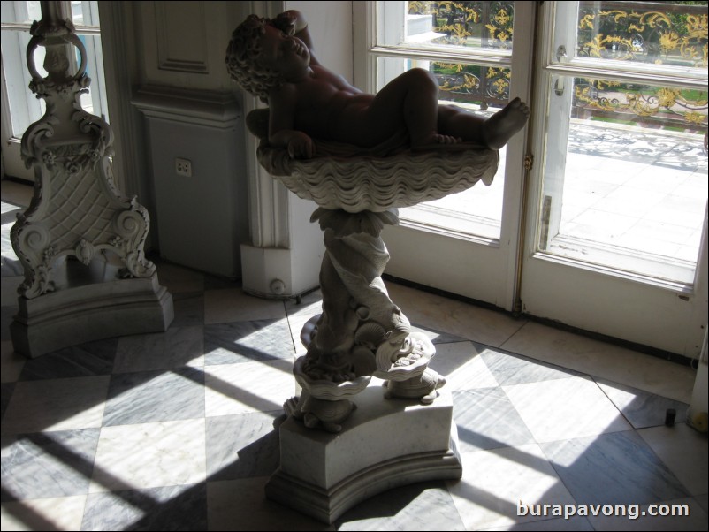 Inside Catherine's Palace in Tsarkoye Selo (Tsar's Village).