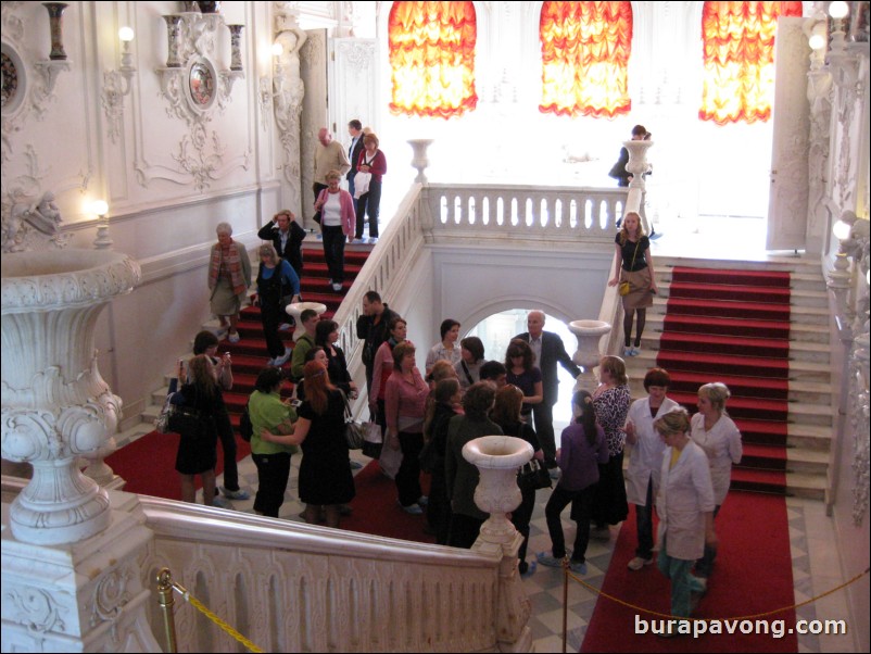 Inside Catherine's Palace in Tsarkoye Selo (Tsar's Village).