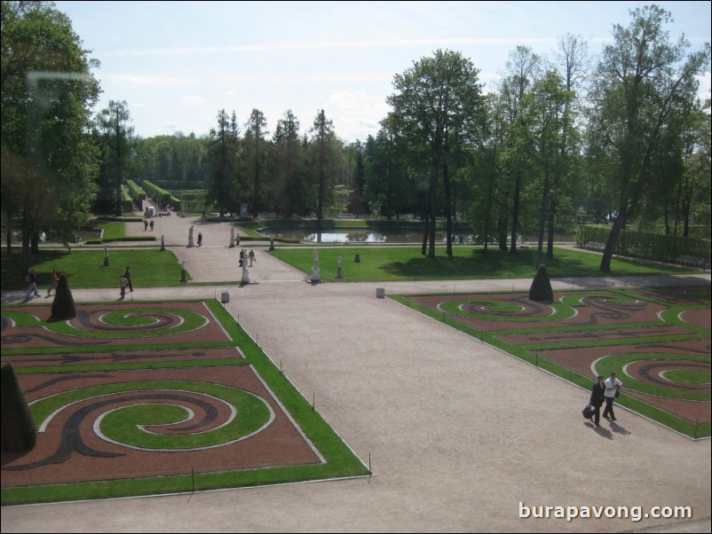 Inside Catherine's Palace in Tsarkoye Selo (Tsar's Village).