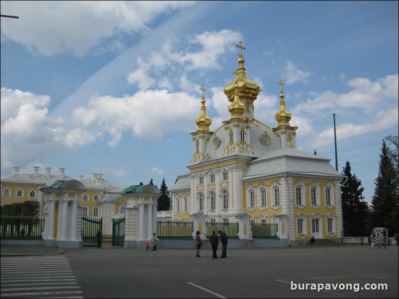 The East Chapel of Peterhof Palace.