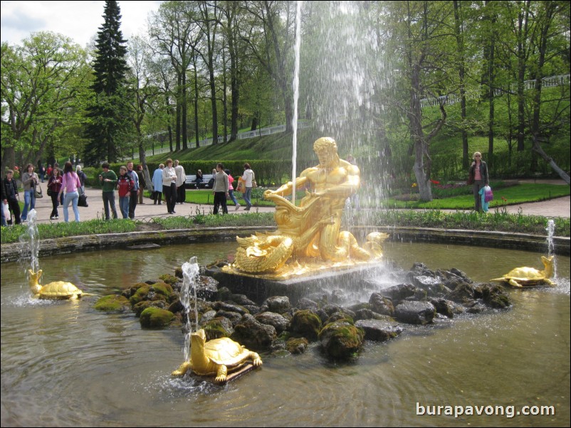 The Lower Gardens of Peterhof Palace.