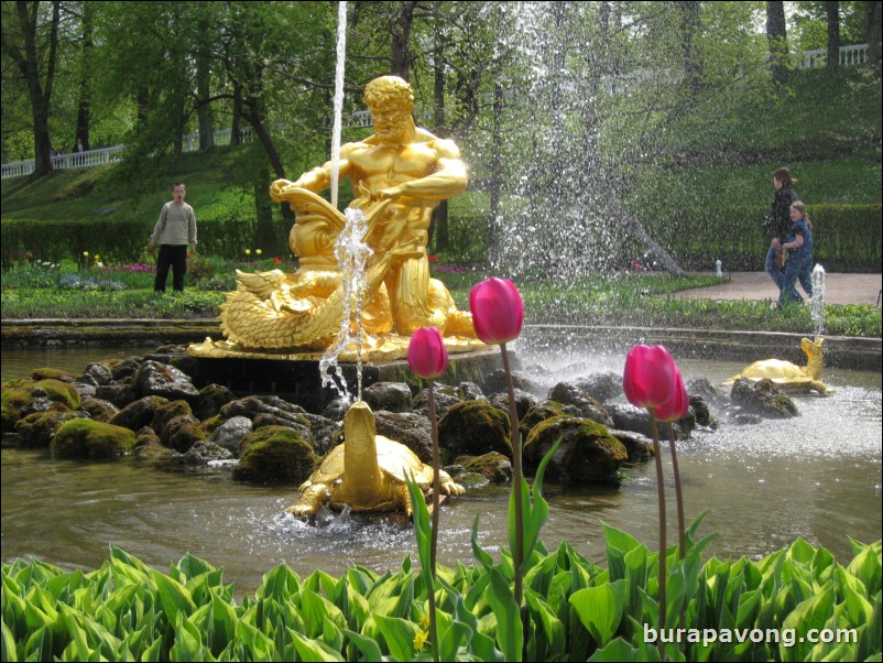 The Lower Gardens of Peterhof Palace.