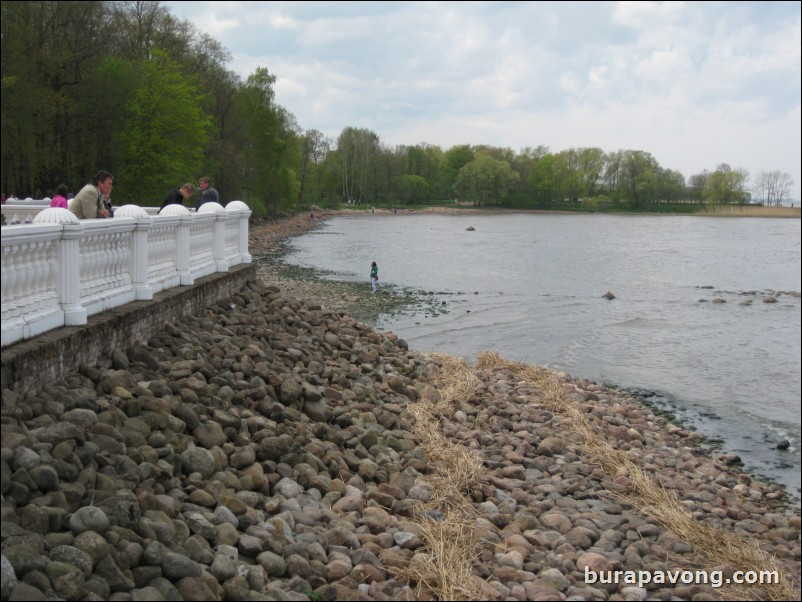 Gulf of Finland from Peterhof.