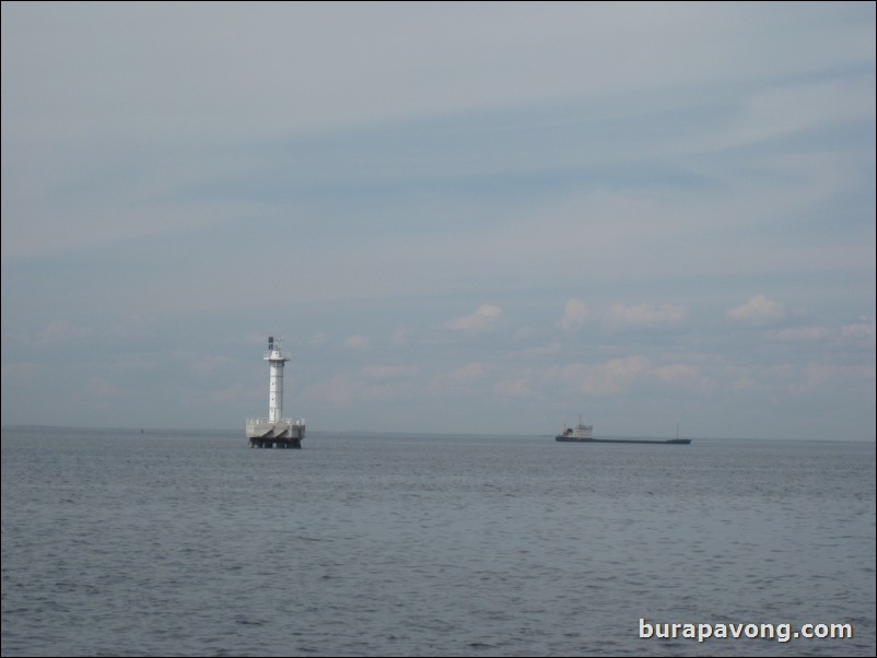 Hydrofoil back to St. Petersburg.