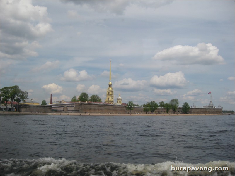 Hydrofoil back to St. Petersburg.