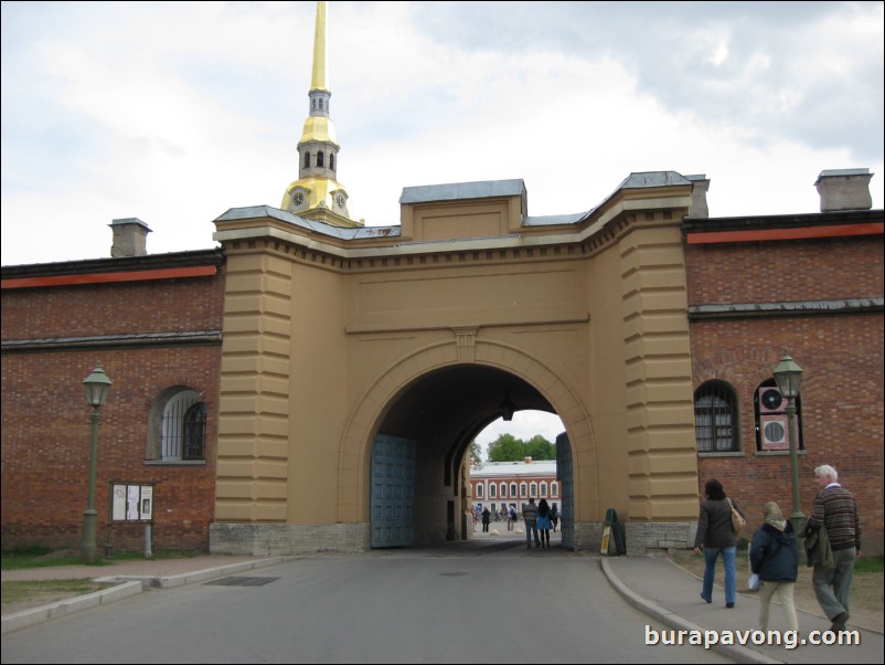 The Peter and Paul Fortress.