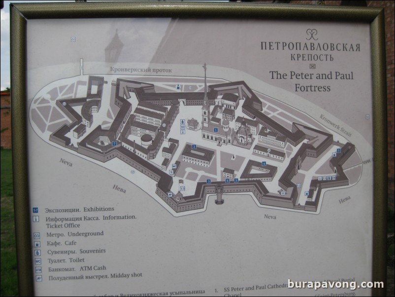 The Peter and Paul Fortress.