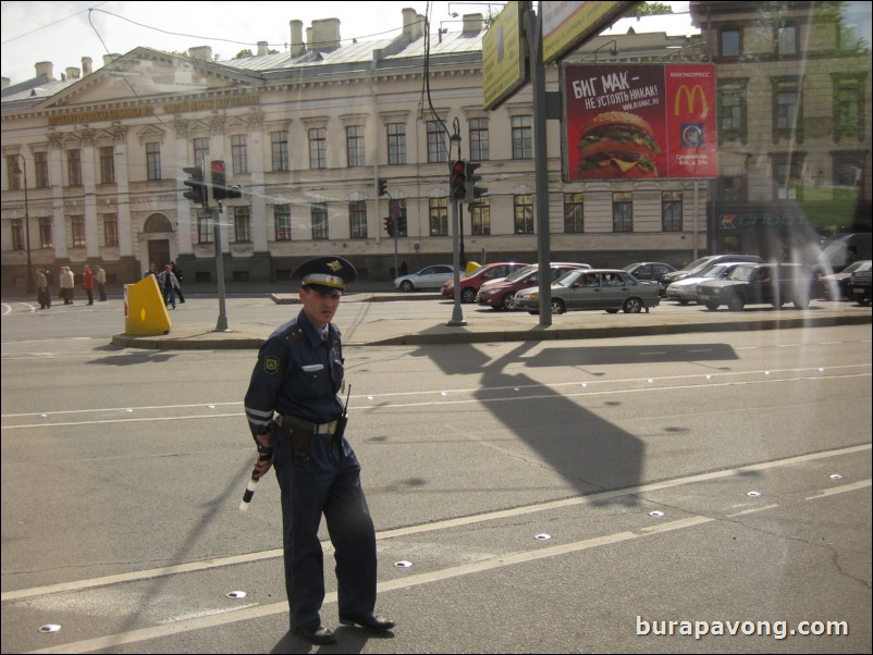 Random shots of downtown St. Petersburg between Peter and Paul Fortress, cruise terminal, and Nikolaevsky Palace.