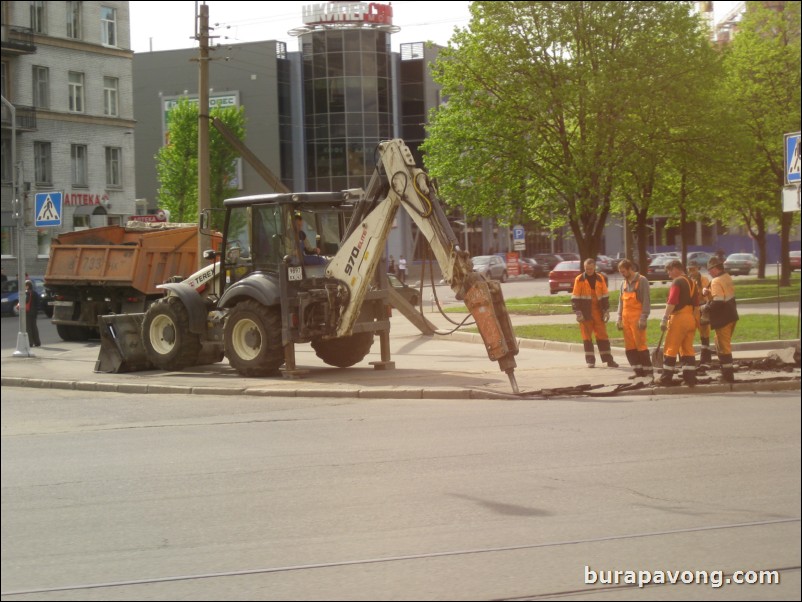 Random shots of downtown St. Petersburg between Peter and Paul Fortress, cruise terminal, and Nikolaevsky Palace.