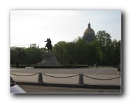 The Bronze Horsemen, monument to Peter the Great, founder of St. Petersburg.