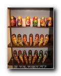 Matryoshka nesting dolls.