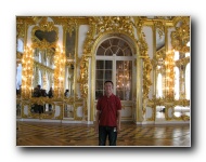 Inside Catherine's Palace in Tsarkoye Selo (Tsar's Village).