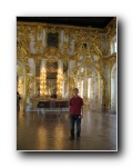 Inside Catherine's Palace in Tsarkoye Selo (Tsar's Village).