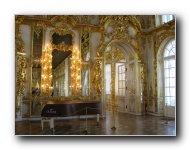 Inside Catherine's Palace in Tsarkoye Selo (Tsar's Village).