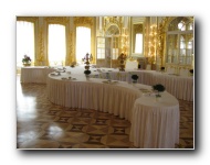 Inside Catherine's Palace in Tsarkoye Selo (Tsar's Village).