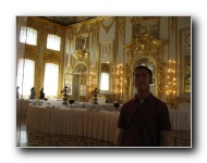 Inside Catherine's Palace in Tsarkoye Selo (Tsar's Village).