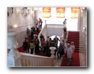 Inside Catherine's Palace in Tsarkoye Selo (Tsar's Village).