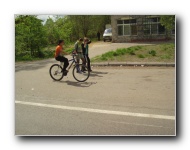 Small neighborhoods spotted along the highway headed towards Peterhof from Pushkin.