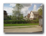 Small neighborhoods spotted along the highway headed towards Peterhof from Pushkin.