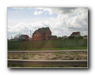 Small neighborhoods spotted along the highway headed towards Peterhof from Pushkin.