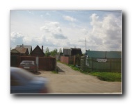 Small neighborhoods spotted along the highway headed towards Peterhof from Pushkin.