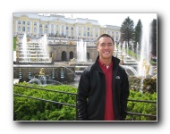 The Grand Cascade, Samson Fountain, and Sea Channel at Peterhof Palace.