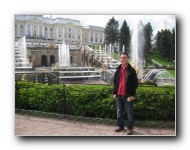 The Grand Cascade, Samson Fountain, and Sea Channel at Peterhof Palace.